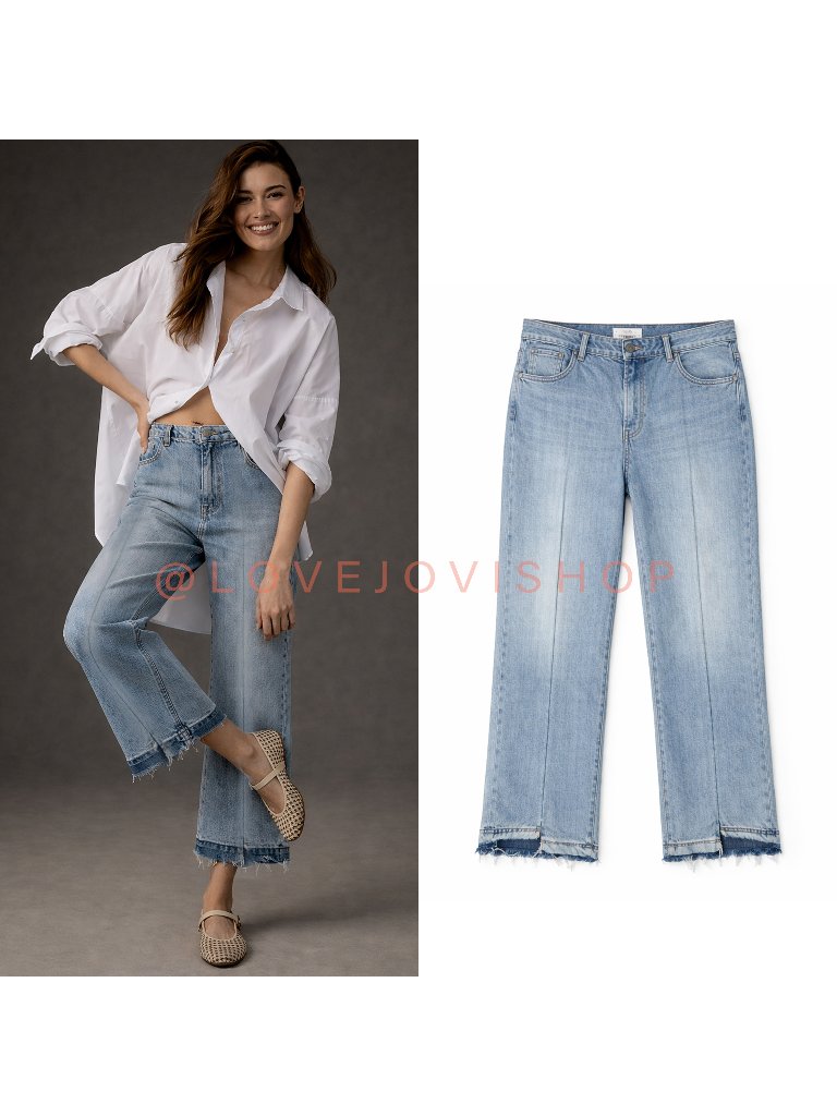 Jeans | Wide Leg | 3x1 Nyc Hepburn Released Hem | 13.5" High Rise | 27" Inseam